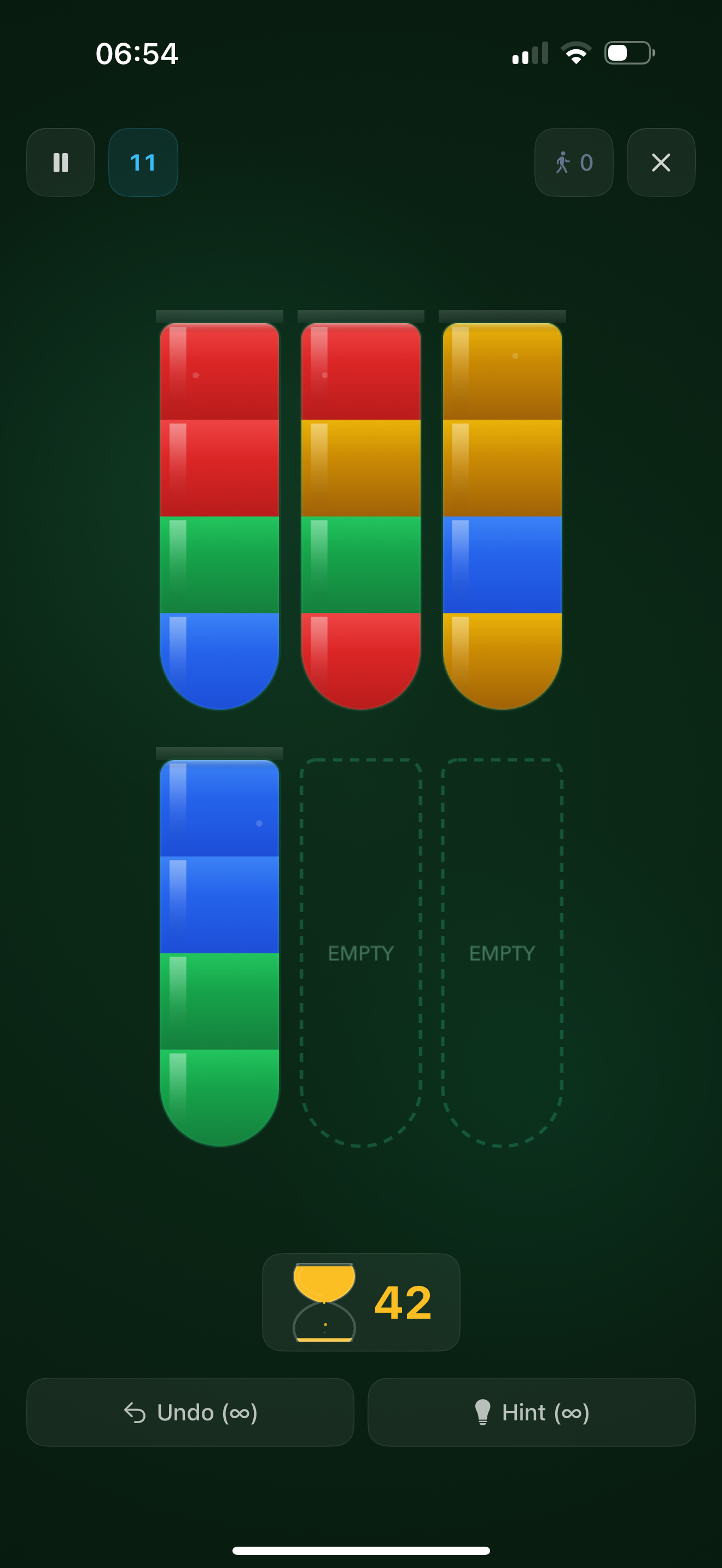 Bottle Sort Relay gameplay